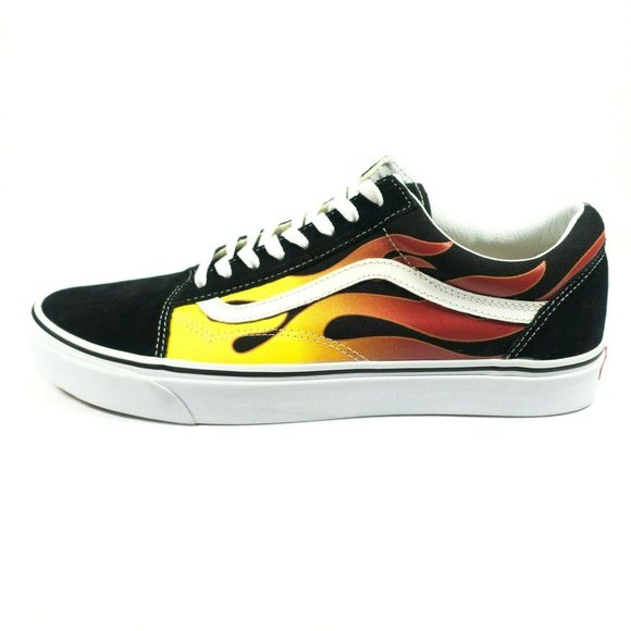 vans old skool fire